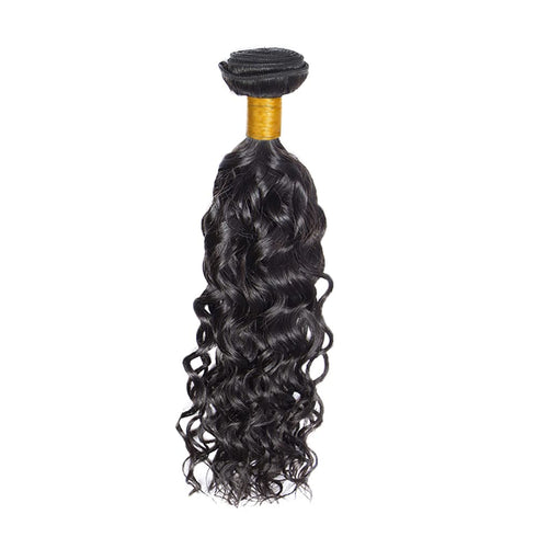 Brazilian Water Wave Bundles Human Hair Ocean Wave Bundles Grade 8A Water Wave Human Hair Bundles Unprocessed Virgin Hair 1 Bundle 10 Inch Hair Ex...