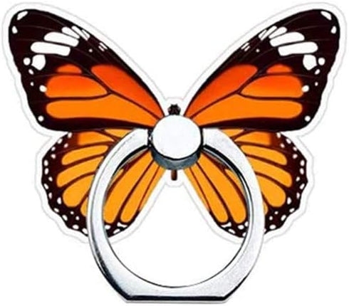 Butterfly Phone Ring Stand Holder, 360 Rotation Finger Ring Grip Stand for Cell Phones, Smartphones and Tablets...