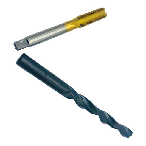 M12 X 1.25 Tap RH Titanium Coated Right Hand with 10.8mm Drill Bit M12x1.25 Tap Machine, M12x1.25 Metric Thread Tap RH Titanium Coated Tool Drill ...