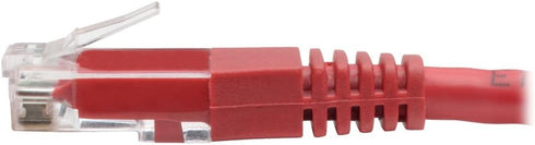 Tripp Lite Cat6 Cat5e Gigabit Molded Patch Cable RJ45 M/M 550MHz Red 5ft 5' (N200-005-RD)...