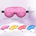 BBTO 4 Pcs Silk Sleep Eye Masks Smooth Soft Satin Eye Covers with Adjustable Strap Blindfold for Sleeping Blocking out Lights Travel Relaxation(Bl...