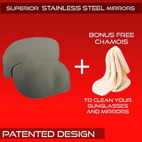 Blind Spot Mirror Fits All Car Side Mirrors | Patented Stainless Steel Mirrors with Bigger Viewing Image, Less Fogging, and Less Sun Reflection by...