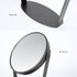 5X Magnifying Makeup Mirror, 6 inch Double Sided Desk Mirror, 1X/5X Magnification Round Vanity Mirror, Black Metal Tabletop Mirror...