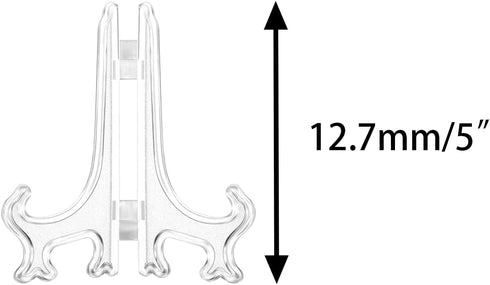 3PCS Display Stand Photo Frame Photo Frame Book Stand Transparent Acrylic Easel Plate Holder Suitable for Display Decoration...