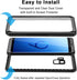 Samsung Galaxy S9 Waterproof Case, Full Body Protective Shock/Snow/Dirtproof with Built-in Screen Protector IP68 Certified Fully Sealed Underwater...