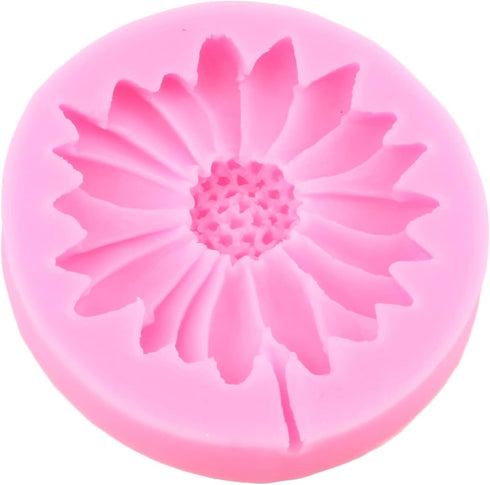 Sunflower Silicone Molds Sunflower Lollipop Candy Fondant Molds For Cake Decorating Cupcake Topper Chocolate Gum Paste Polymer Clay...