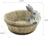 ChezMax Succulent Planter Rabbit Shaped Flowerpot Plant Pot Resin Vase Container Home Garden Decorative...