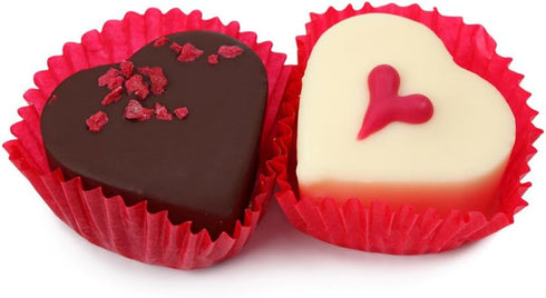 3 Pcs Candy Ice Mold, CNYMANY Valentine's Day Silicone Mini Heart Shaped Ice Cube Trays Gumdrop Jelly Chocolate Mold - Pink...