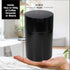 1LB Patented Airtight Multi-use Vacuum Works as Smell Proof Ground Coffee Bean Containers. Black Cap and Body, 1.85-Liter/1.6-Quart...
