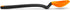 Dreamfarm Mini Supoon Non-Stick Sit-Up Silicone Scraping Cooking Spoon, Jar Scraper Measures 5ml Tsp - 8" Orange...
