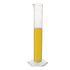 uxcell Plastic Graduated Cylinder, 50ml Measuring Cylinder, Science Test Tube Beakers, Single Metric Scale, Clear Hex Base Flask for Lab Home 3pcs...