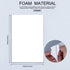 30 Sheets Double Sided Sticky Foam Sheets 7.9 x 5.9 Inch White Self Adhesive Foam Sticky Sheets 3D Dual-Adhesive Foam Sheets Foam Tapes for DIY Sc...