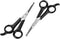 Chibuy Pet Grooming Scissors Set for Dogs & Cats with Safety Round Tips Dog Eye cut Stainless Steel Dog Grooming Scissors Kit, Home Professional P...