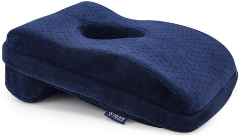BOLLAER Nap Sleeping Pillow Cushion for Office, Memory Foam Slow Rebound Face Down Desk Pillow Cushion Nap Sleeping Pillow, Removable Washable Vel...