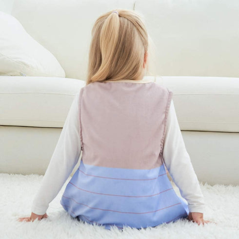 MICHLEY Toddler Sleeping Sack with Feet Newborn Infant Sleeveless Sleeping Bag 2-way Zipper Baby Wearable Blanket for Walkers,Blue Rabbit,3-5T...