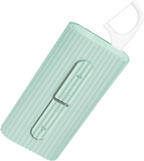 Dental Floss in Box. Portable Case, Storage 10 Picks Adult The Best Tool for Cleaning Teeth and Oral Care is Perfect for Dinners, Dating, Travel, ...
