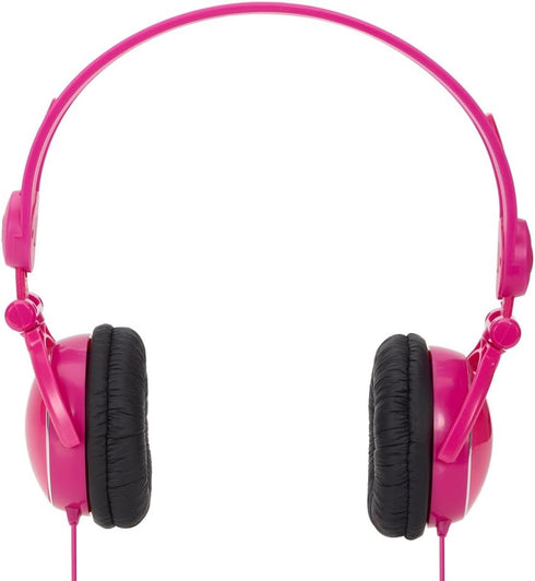 Kidz Gear Fold-Flat Travel Headphones - Pink...