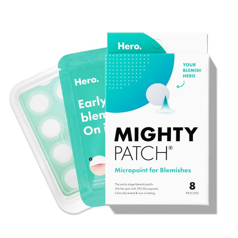 Mighty Patch Micropoint™ for Blemishes from Hero Cosmetics - Hydrocolloid Acne Spot Treatment Patch for Early Stage Zits and Hidden Pimples, 395 P...