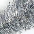 Allgala Silver Tinsel Garland, 50 Feet Christmas Metallic Foil Tinsel Garland Decoration for Holiday Tree Walll Rail Home Office Event Fall Thanks...
