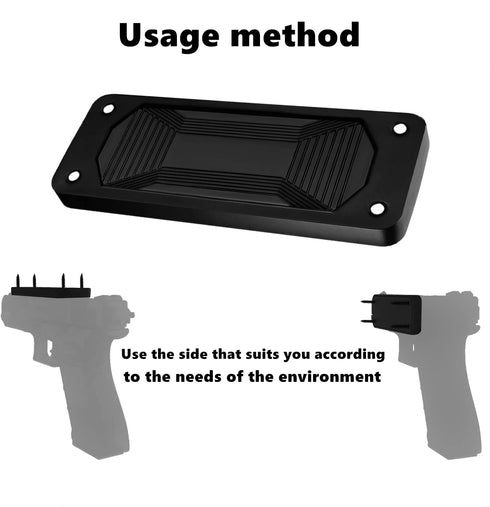 Magnetic Gun Mount | Rubberized 35-45 lbs Rated Gun Magnet | Gun Magnet Mount-Concealed Holder for Car, Handgun, Pistol, Rifle, Shotgun, Revolver ...