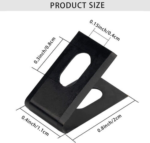 40 Packs Black Matt PVC Floor Vinyl Welding Grooving U V Blade Stainless Steel Blade Slotted Blade Hardware Tool...