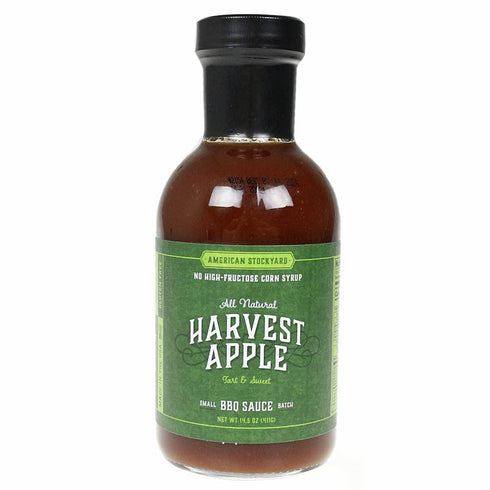 American Stockyard - Organic Harvest Apple BBQ Sauce - Made in USA - 14.5oz Bottle - Family Friendly - Handcrafted in Small Batches with All Natur...
