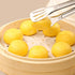 10 Inches Bamboo Steamer Liner, 50 PCS Round Air Fryer Parchment Paper with Holes for Air Fryer, White Non-Stick Steamer Liners...