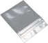 FERENLI 100 Pcs Mylar Food Storage Bag Zipper Lock Matte Aluminum Foil Airtight Bag with Front Window Plastic Packaging Pouch for Zip Flat Heat Se...