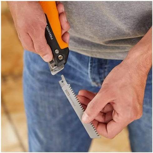 Fiskars Pro POWER TOOTH Compact Utility Hand Saw (6 in blade.)...