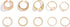 FUTIMELY 14K Gold Stackable Knuckle Rings Set for Women Teen Girls,Aesthetic Silver 10Pcs Trendy Dainty Open Midi Rings Set,Midi Finger Rings Pack...