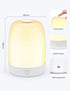 meross Table Lamp, Touch Control, Adjustable Brightness, Multi-Color Bedside Lamp, Portable Rechargeable Night Light for Bedroom...