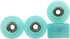 4pcs Apex 68D Urethane Fingerboard Wheels,7.5mm Diameter -ABEC-9 Ultra Spin Chrome Steel Bearings with 1pcs Fingerboard Tool (Transparent Blue)...