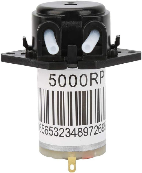 Walfront 6V Miniature Silent Peristaltic Pump Titration Dc Self-Priming Dosing Pump 0.1-100 ml/min(Flat black), Various Pumps And Accessories...