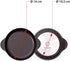 Mini Round Eared Tapas Dish, Aluminium, Dark Grey, ø 16cm...