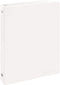 ½ Inch 3 Ring Binder .5 inch White Clear View Cover with 2 Inside Pockets, Colored School Supplies Office and Home Binders – by Enday...