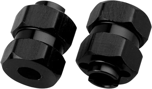 4 Pieces Aluminum Extended 7mm Hex Wheel Hubs 8mm Thick Wheel Spacers Offsets for Axial SCX24 AXI90081 Deadbolt AXI00002 Jeep Wrangler, AXI00001 C...