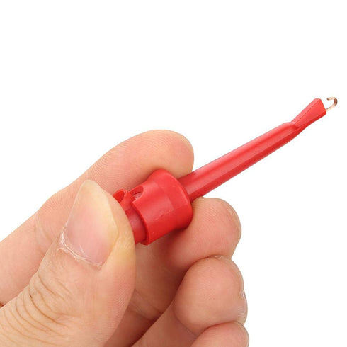 Hook Clip, 10pcs P5002 Hook Multimeter Test Hook Grabbers for Digital Multimeter/SMD IC D20 Cable Welding(Black&Red)...