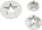 PME Star Cutter Set of 3, Standard, White...