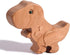 2 Pack Wooden Cabinet Knobs Cute Wood Dinosaur Drawer Dresser Knobs Wardrobe Cupboard Door Knobs Pulls Handles for Home Furniture with 3 Kinds of ...