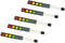 5Pcs 1x4 4 Key Membrane Switch MG192B 4-key Array Membrane Switch on off Display Microcontroller Extended Keyboard 5Pin Dupont DIY Red Yellow Yell...