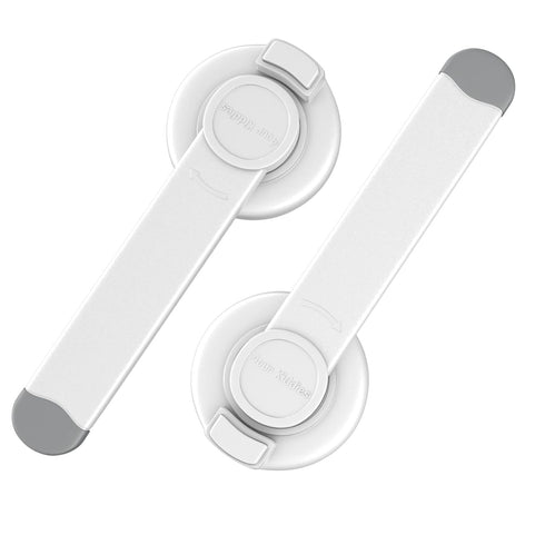 4our Kiddies Baby Toilet Lock (2 Pack) for Child Safety, Baby Proof Toilet Seat Lock with 2 Extra Pallet Fit for Most Standard Toilet, Easy Intall...