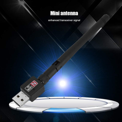 300Mbps USB2.0 Network Card Adapter Dongle Transceiver 2.4Ghz for 2000 / XP/Vista / 7/8 / 10 / Linux...