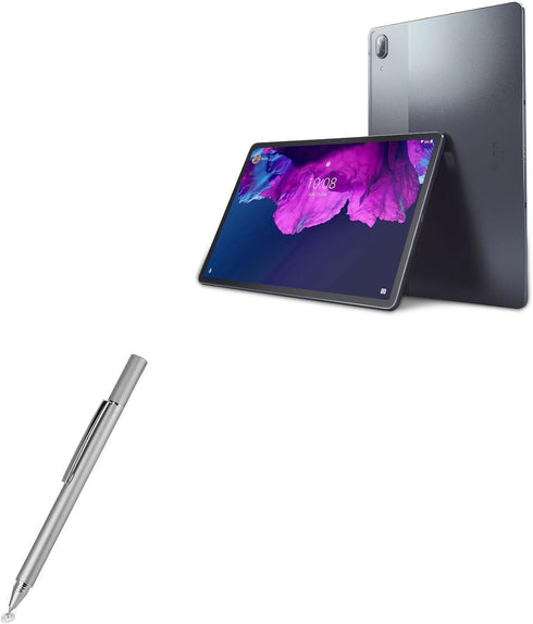 BoxWave Stylus Pen Compatible with Lenovo Tab P11 Plus - FineTouch Capacitive Stylus, Super Precise Stylus Pen for Lenovo Tab P11 Plus - Metallic ...