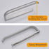 BESy Brass Hand Towel Bar for Bathroom Brushed Nickel, Rustproof Wall Mounted Towel Rack Hanger Bathroom Hardware Accessories Towel Holder 12 Inch...