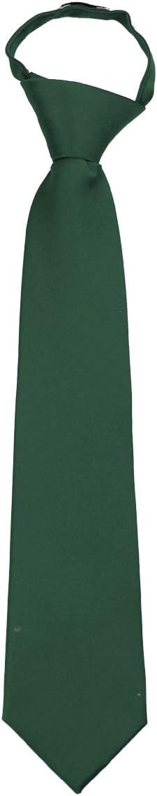 BUYYOURTIES Mens Solid Color Zipper Necktie Ties for Formals and Weddings Zip Up Ties...