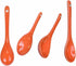 3 sets of 8 Color Porcelain Egg Spoons Ceramic Spoons 4.7 inch Coffee Dessert Yogurt Tea Milky Tea (16 pcs)...