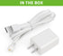Power Adapter for Google Nest Cam Outdoor or Indoor, Battery - 10ft/3m Flat Weatherproof Outdoor Charging Cable Provide Continuous Power Supply fo...