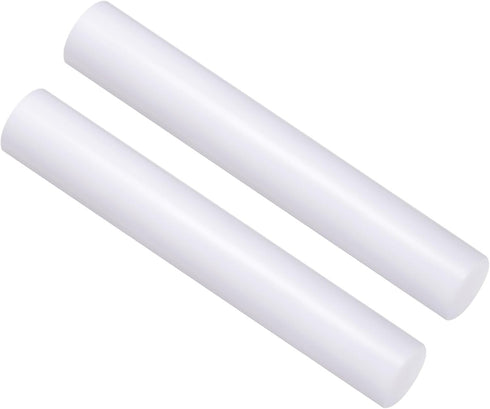 Acrylic Clay Roller, 6 Inch Length 1 Inch Dia., Acrylic Non-Stick Rolling Pin Roller White - (Applications: for Shaping Sculpting), 2-Pieces...