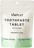 Chewable Toothpaste Tablets with Fluoride, 150 Pack - Travel Sized Oral Care, Eco Friendly Vegan Dental Tabs for Brushing - All Natural, SLS Free ...