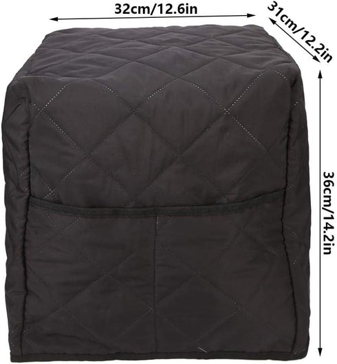 Coffee Machine dust Cover Double Face Cotton Quilted Cover Compatible with Coffee Systems Washable Cotton Quilted Stand Mixer Coffee Maker Applian...